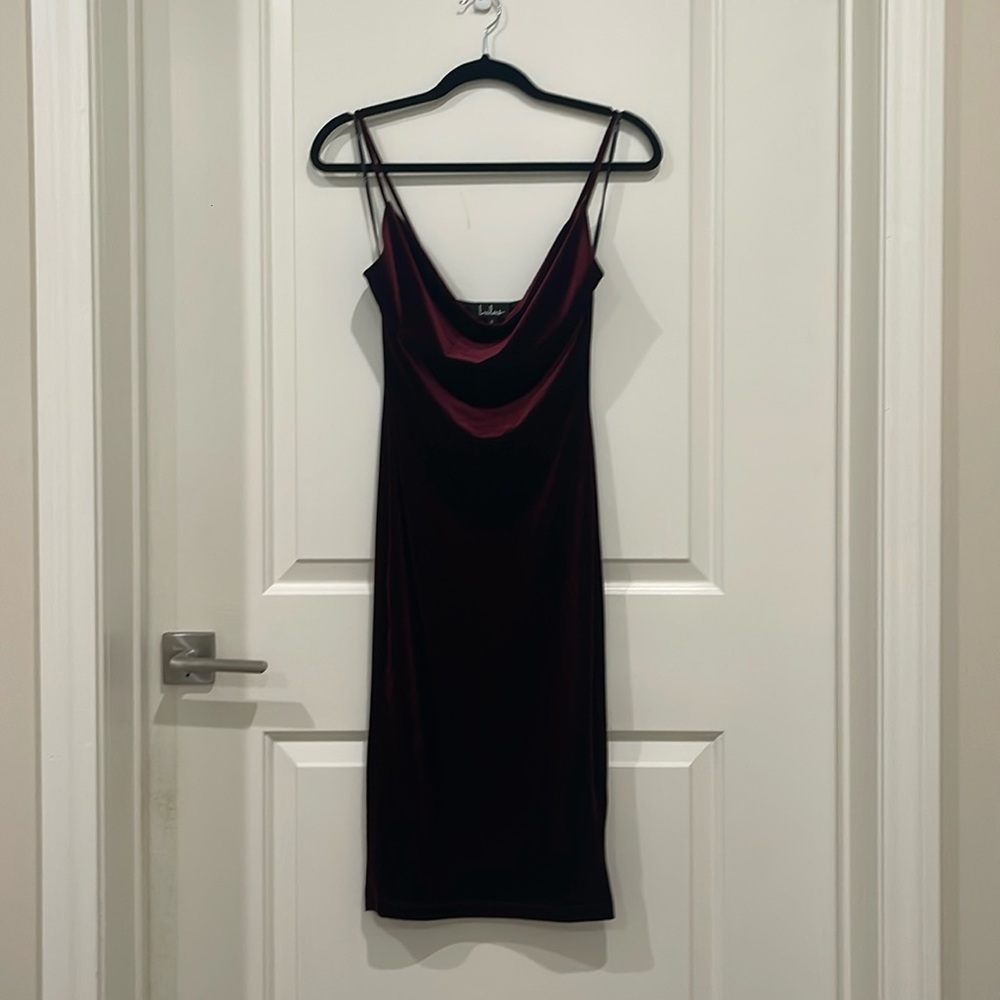 Lulu’s Velvet Slip Dress